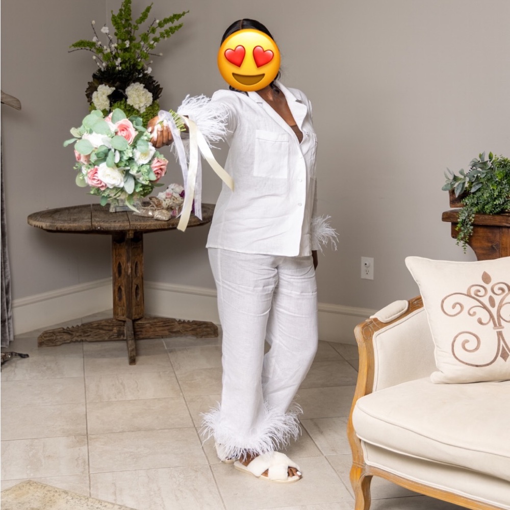 Bridal/White Pajamas